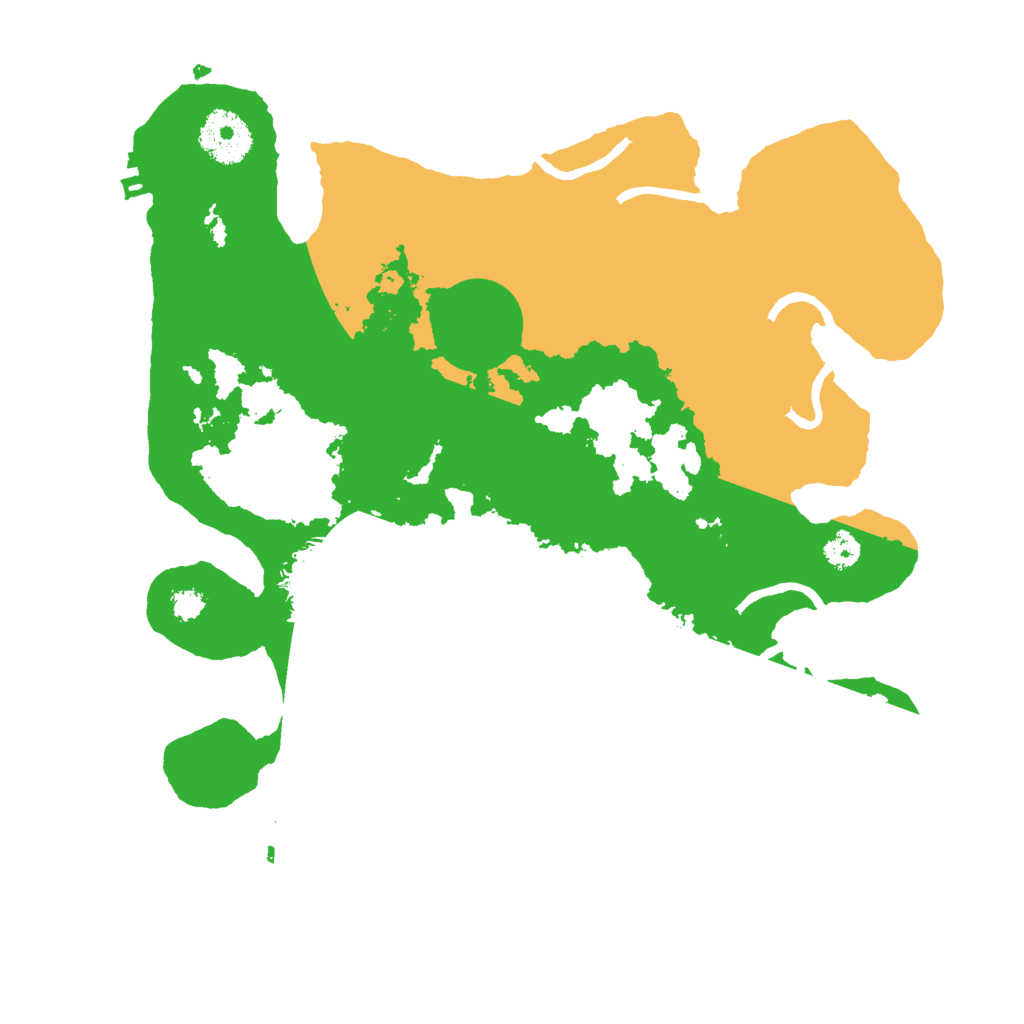 Biome Rust Map: Procedural Map, Size: 3000, Seed: 48935