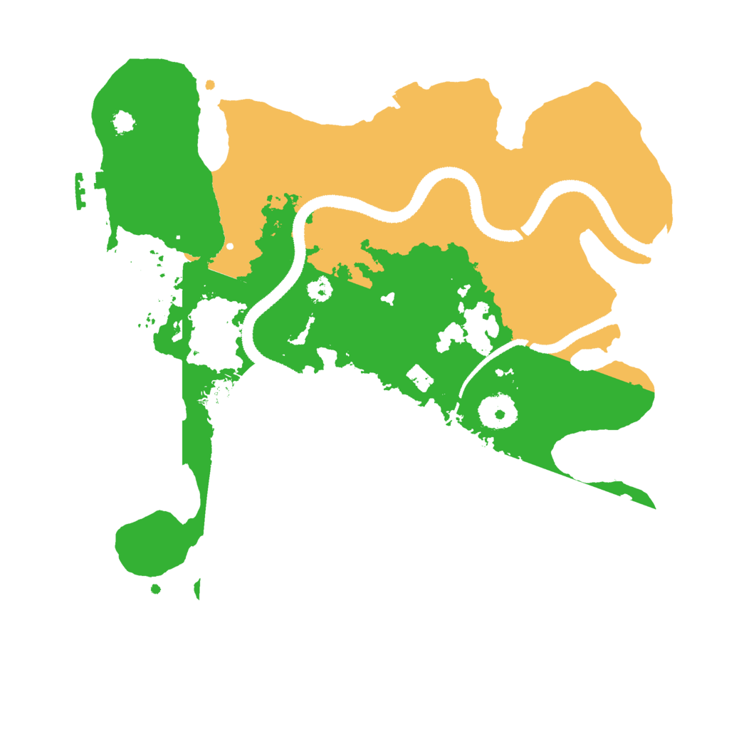 Biome Rust Map: Procedural Map, Size: 3000, Seed: 48935