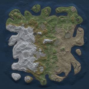 Thumbnail Rust Map: Procedural Map, Size: 4250, Seed: 425900050, 18 Monuments
