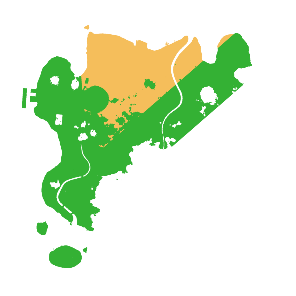 Biome Rust Map: Procedural Map, Size: 3000, Seed: 780799321