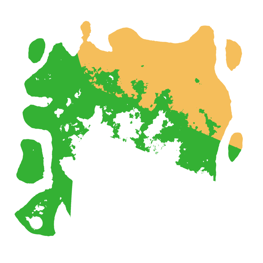 Biome Rust Map: Barren, Size: 3700, Seed: 208145500