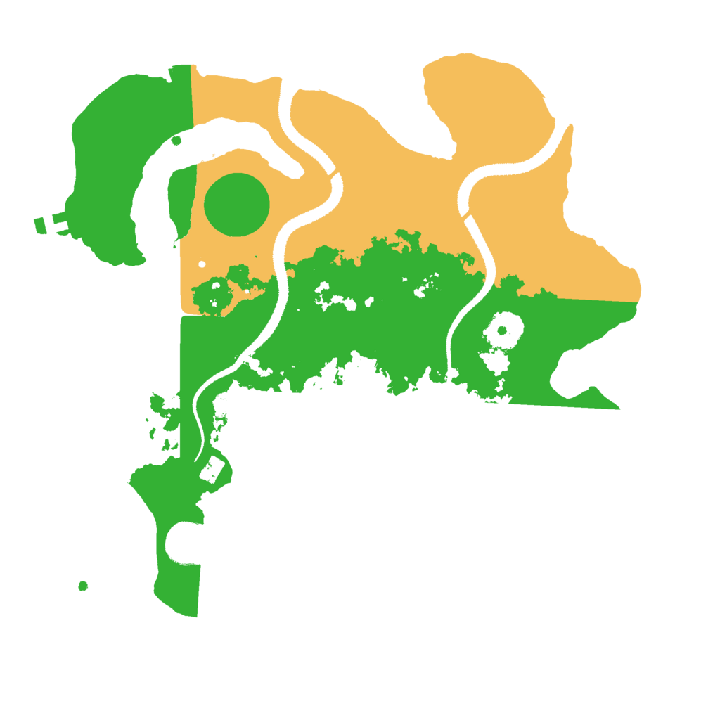 Biome Rust Map: Procedural Map, Size: 3000, Seed: 12670