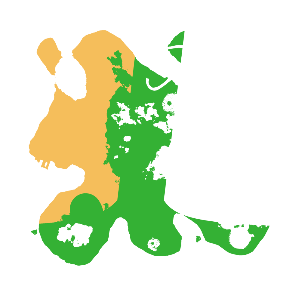 Biome Rust Map: Procedural Map, Size: 2600, Seed: 45478