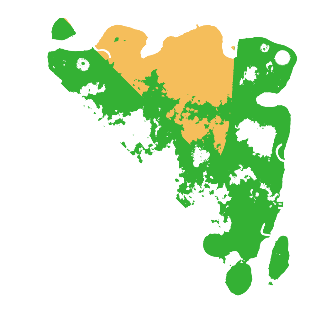 Biome Rust Map: Procedural Map, Size: 3800, Seed: 4816161