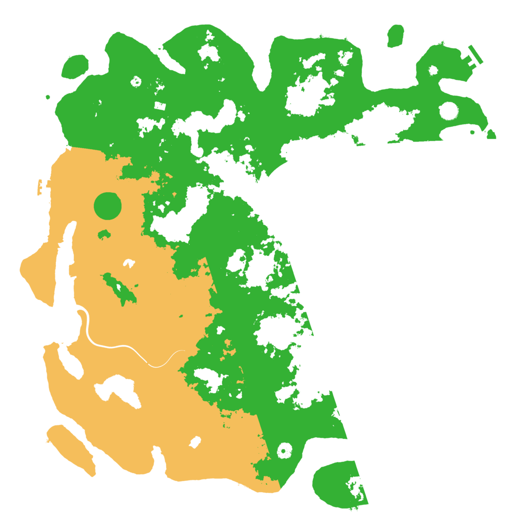 Biome Rust Map: Procedural Map, Size: 5000, Seed: 3042023