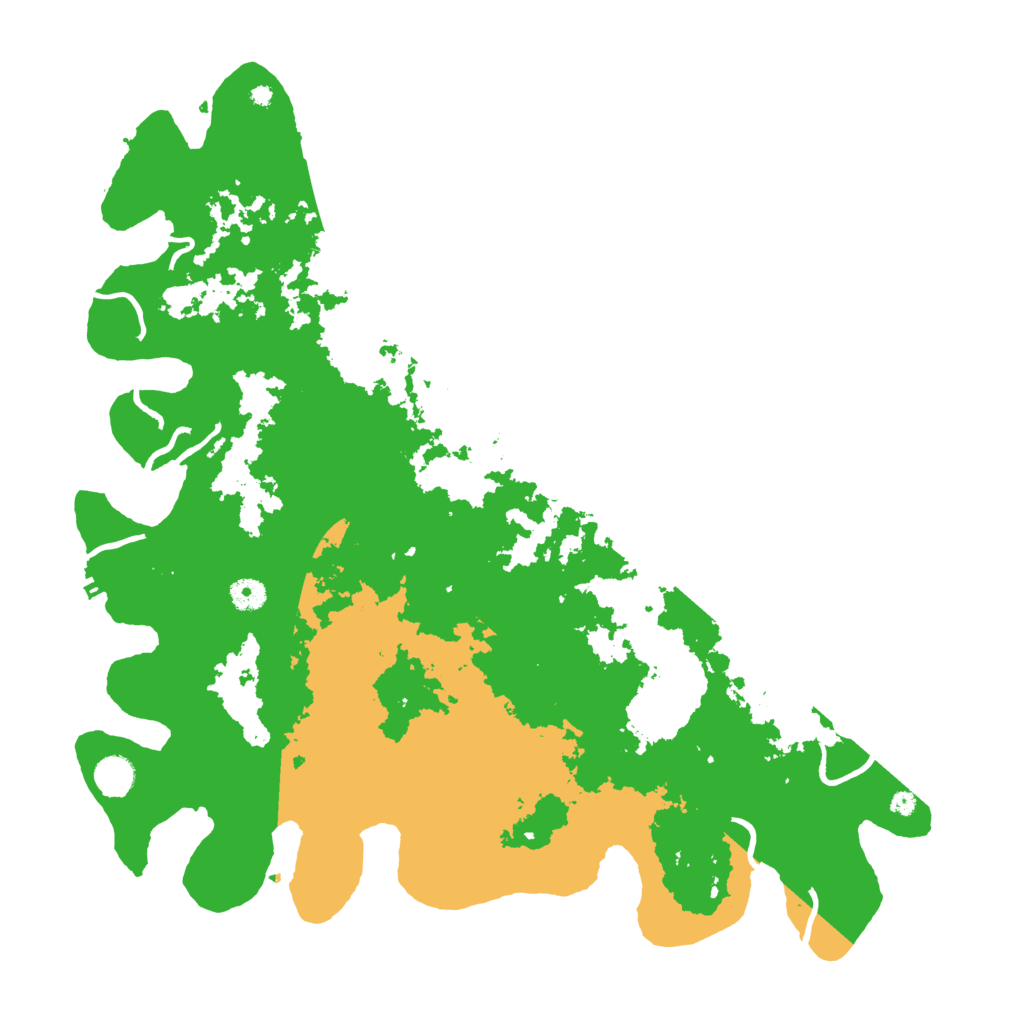 Biome Rust Map: Procedural Map, Size: 4500, Seed: 617752831