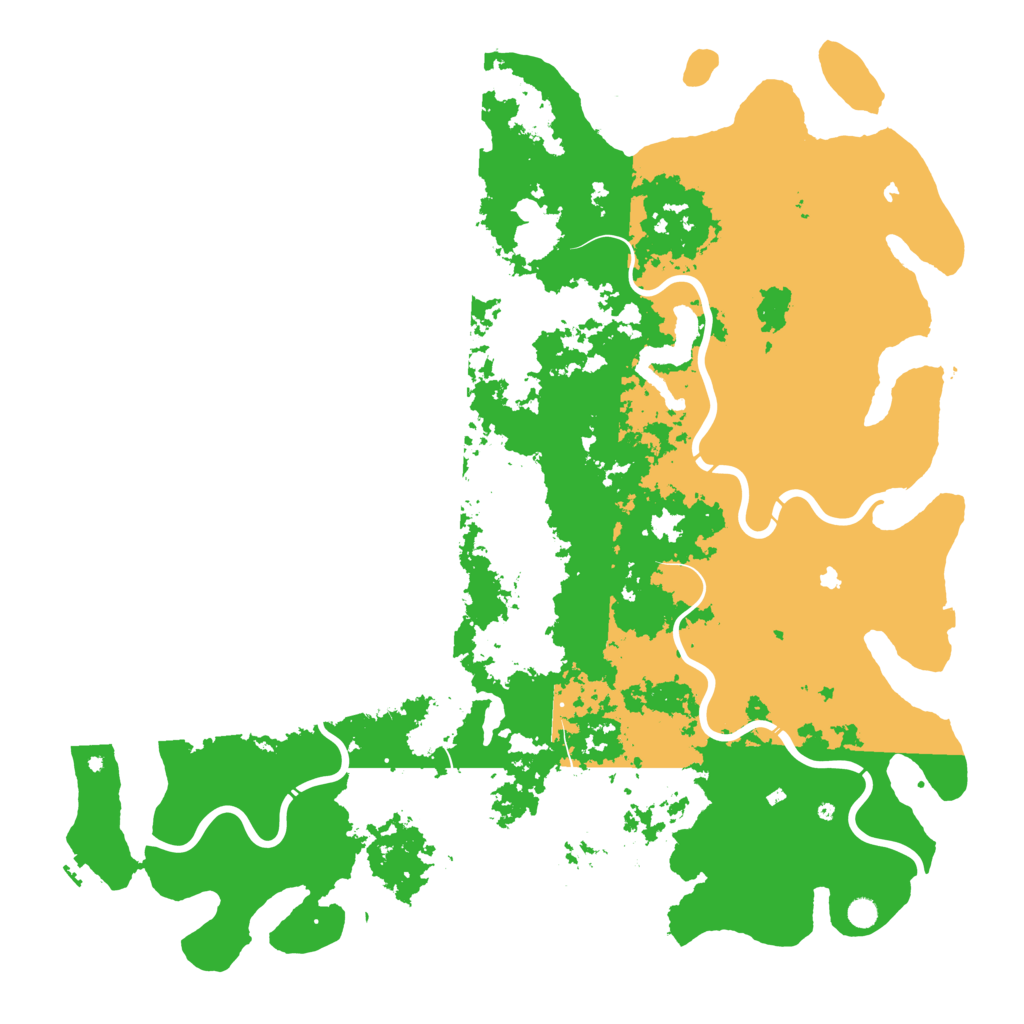 Biome Rust Map: Procedural Map, Size: 6000, Seed: 374105111