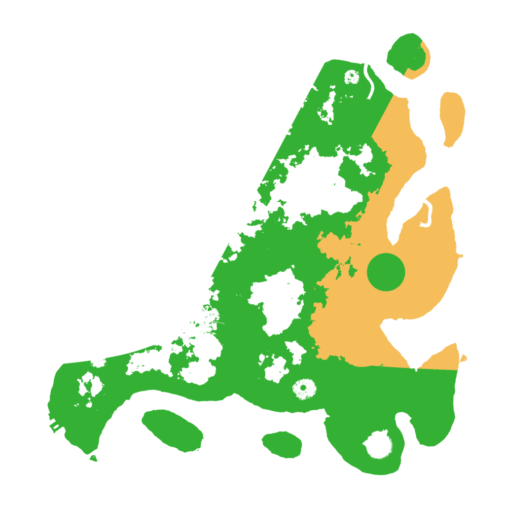 Biome Rust Map: Procedural Map, Size: 3500, Seed: 3475475