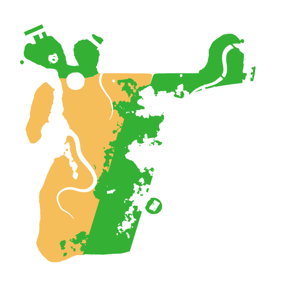 Biome Rust Map: Procedural Map, Size: 3000, Seed: 1501837457