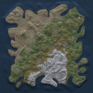 Thumbnail Rust Map: Procedural Map, Size: 4250, Seed: 227415445, 18 Monuments