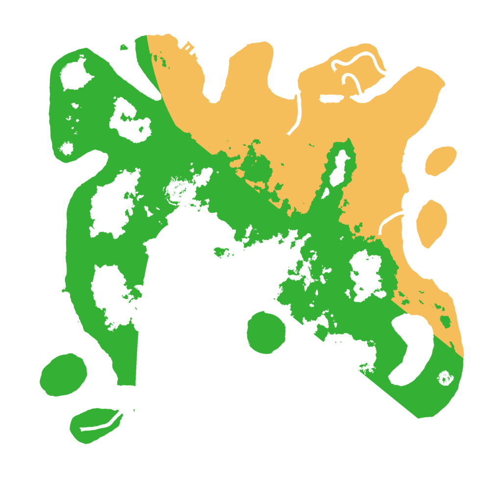 Biome Rust Map: Procedural Map, Size: 3500, Seed: 35186166