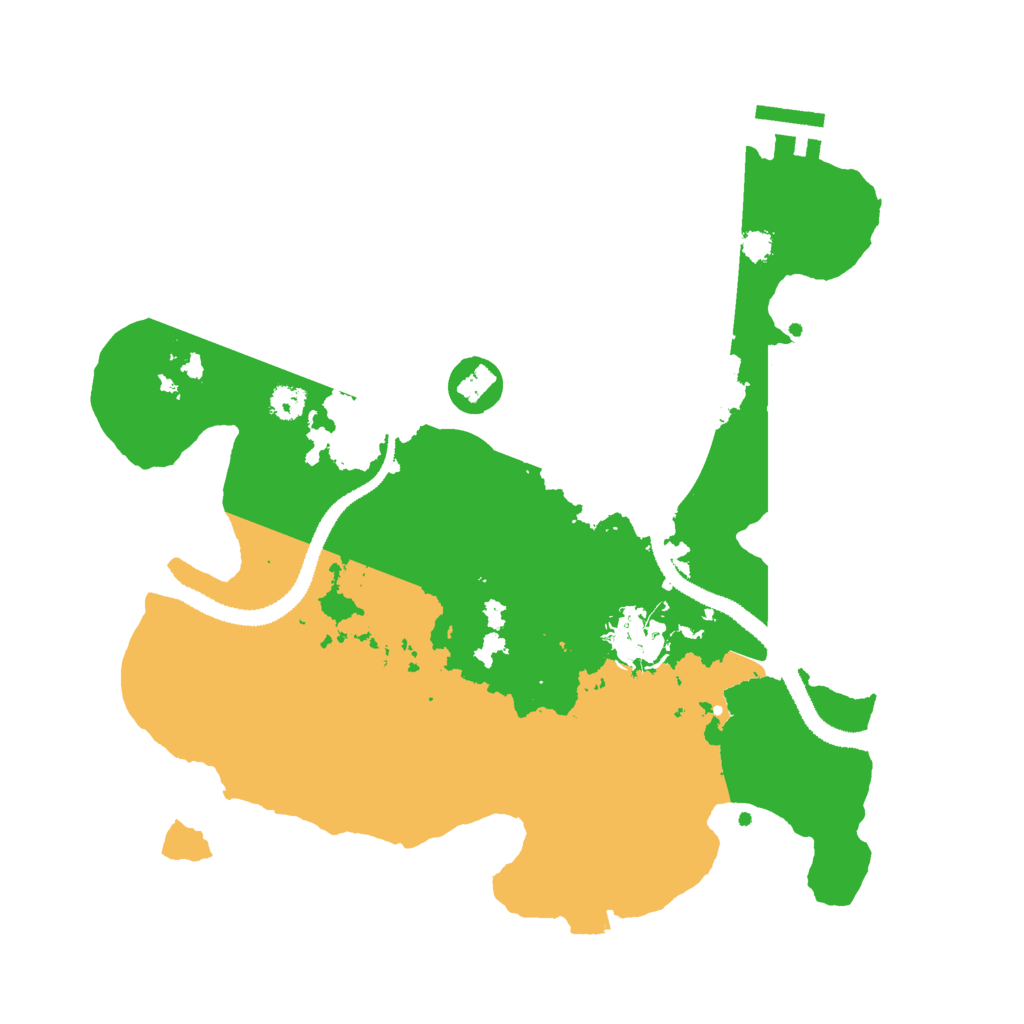 Biome Rust Map: Procedural Map, Size: 3000, Seed: 1081591675