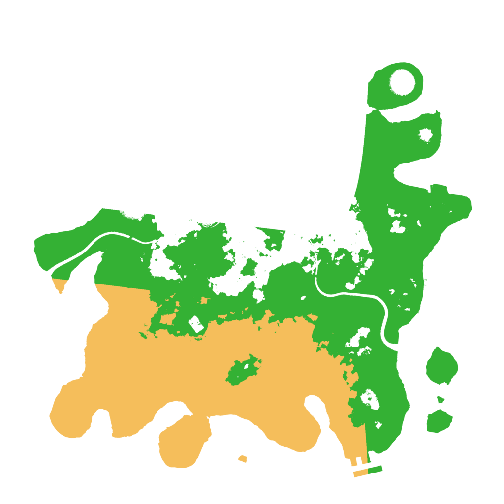 Biome Rust Map: Procedural Map, Size: 3500, Seed: 1929214703
