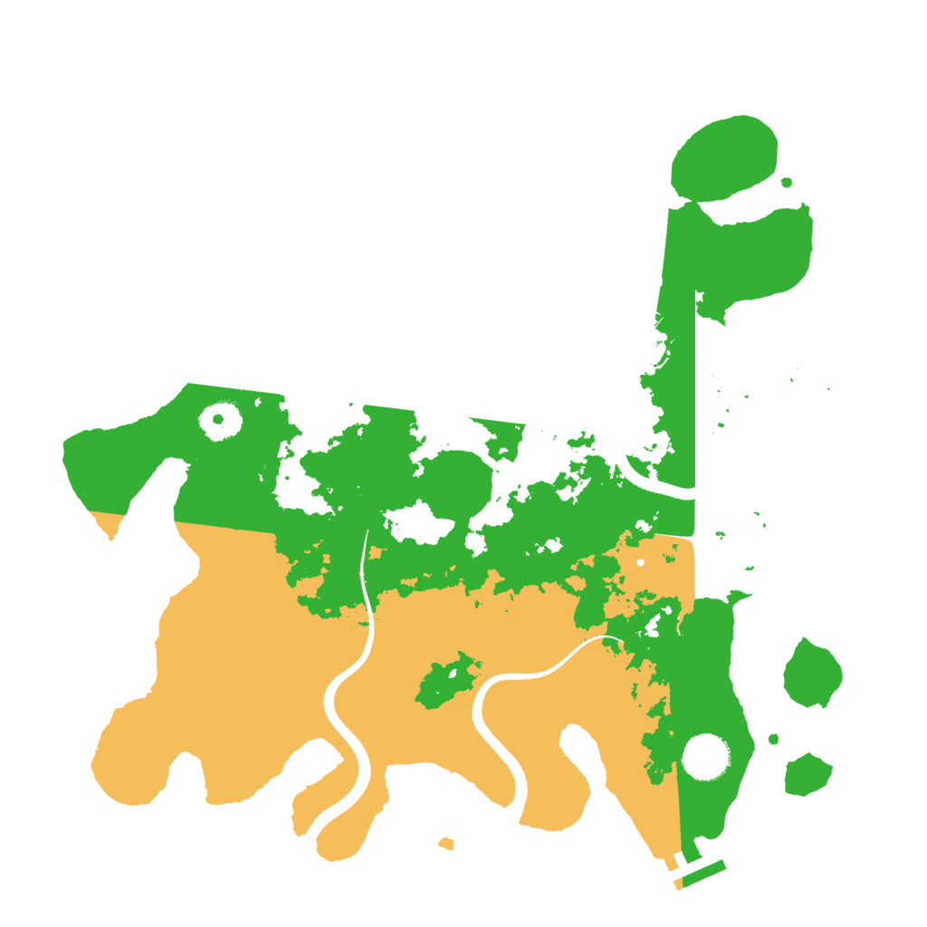 Biome Rust Map: Procedural Map, Size: 3500, Seed: 1929214703