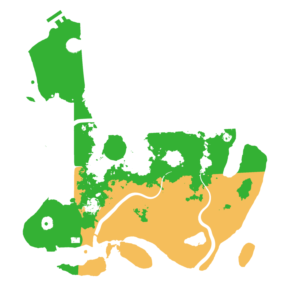 Biome Rust Map: Procedural Map, Size: 3500, Seed: 170013538