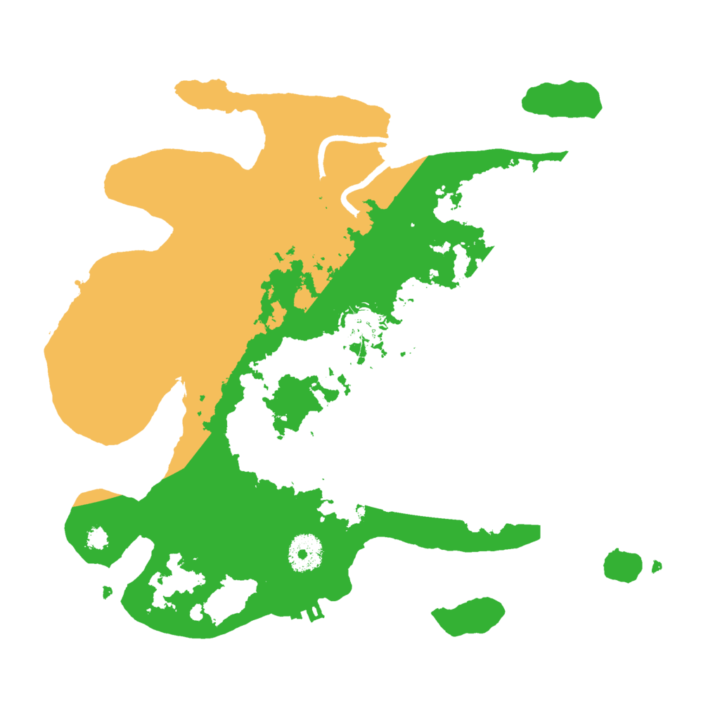 Biome Rust Map: Procedural Map, Size: 3000, Seed: 30033
