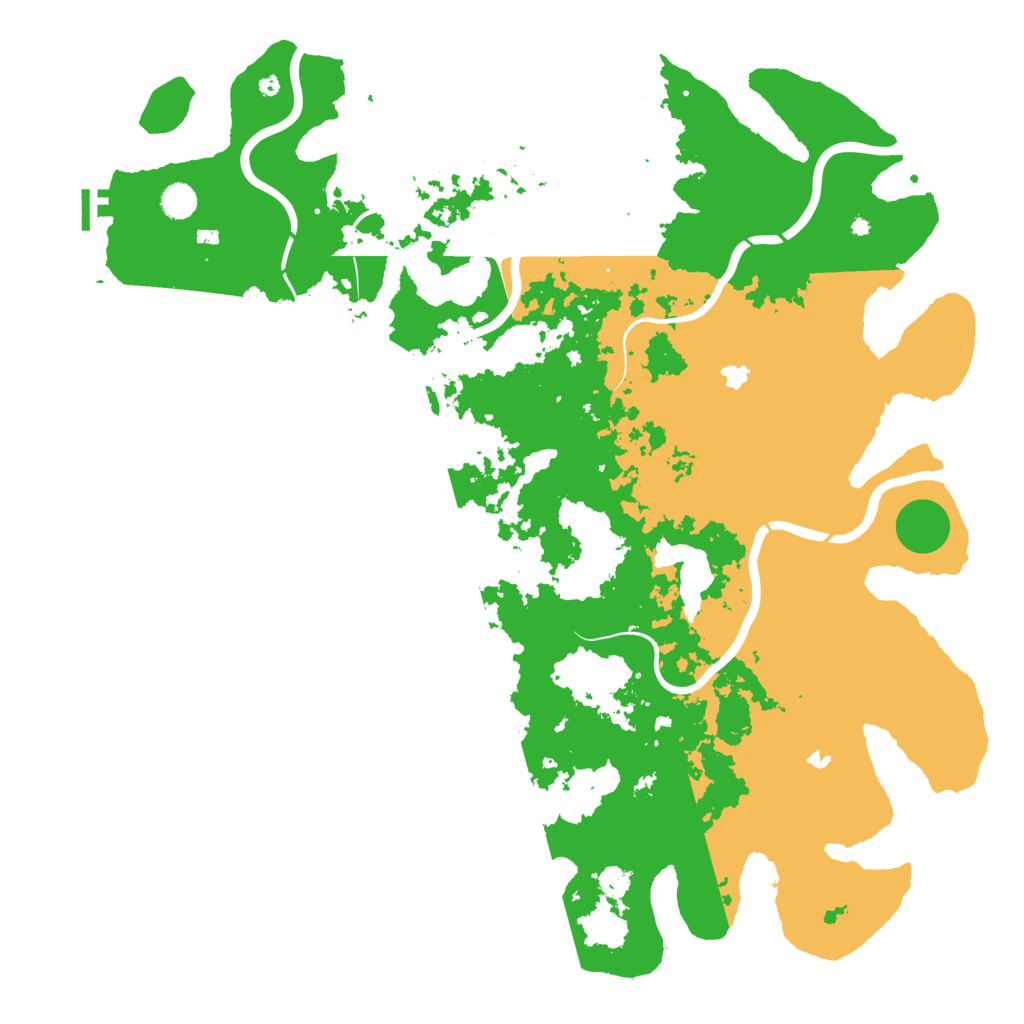 Biome Rust Map: Procedural Map, Size: 5000, Seed: 656444