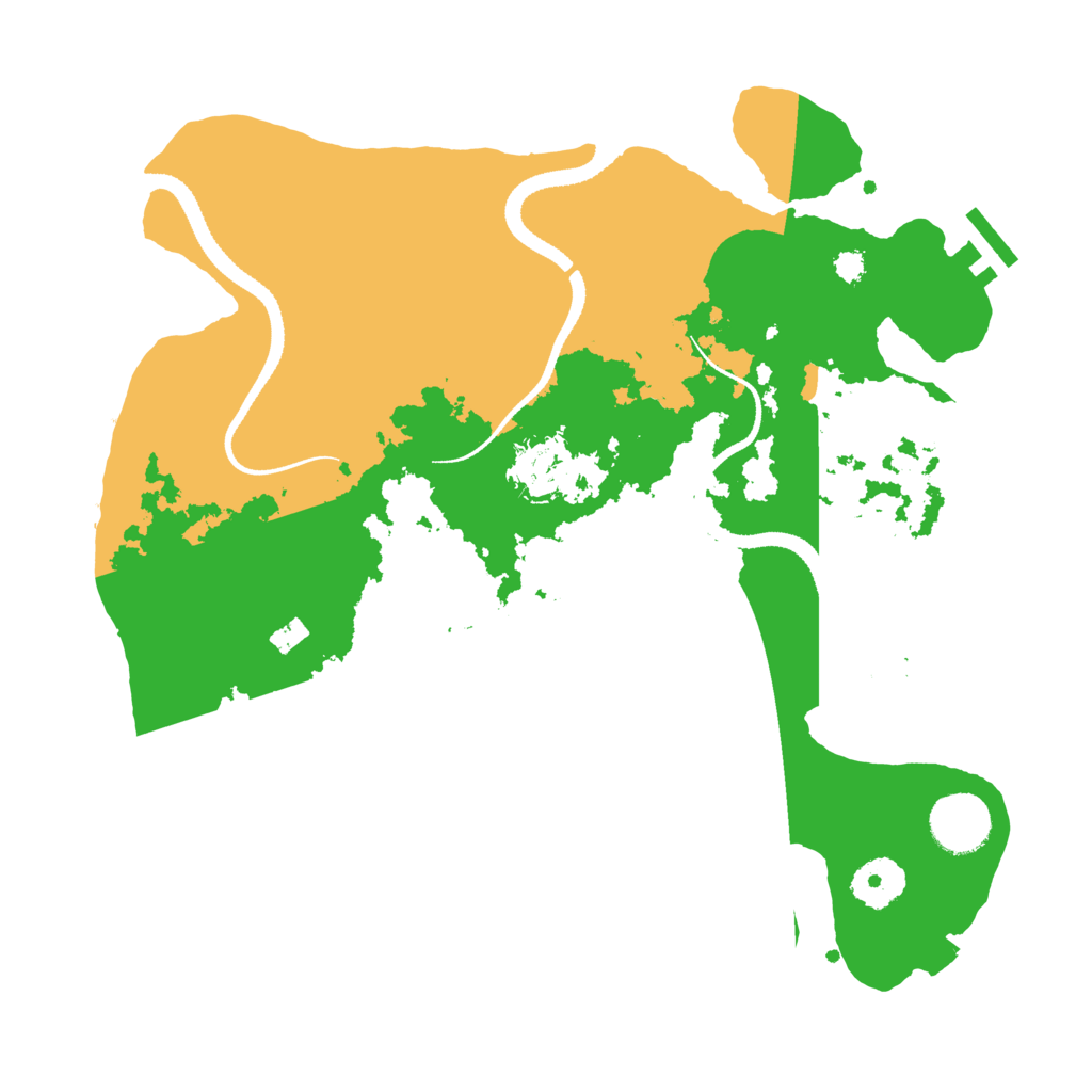 Biome Rust Map: Procedural Map, Size: 3250, Seed: 1435241963