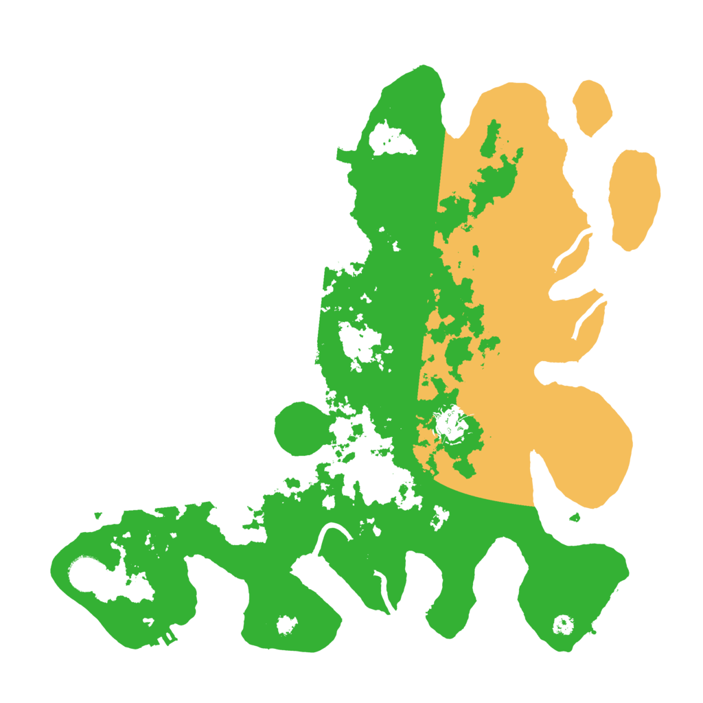 Biome Rust Map: Procedural Map, Size: 3500, Seed: 5833979