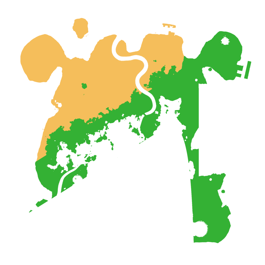 Biome Rust Map: Procedural Map, Size: 3000, Seed: 1014271