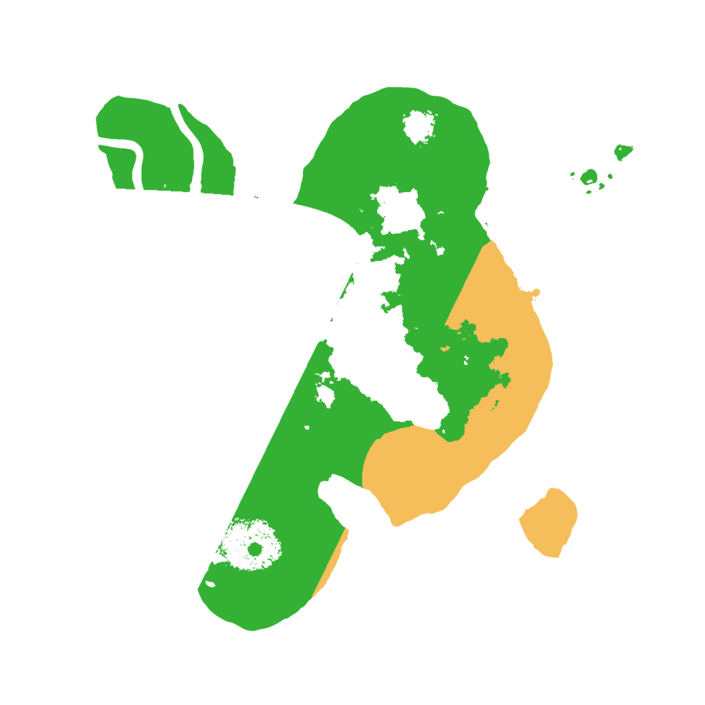 Biome Rust Map: Procedural Map, Size: 2000, Seed: 1655099092