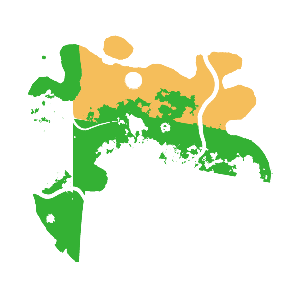 Biome Rust Map: Procedural Map, Size: 3000, Seed: 9043152