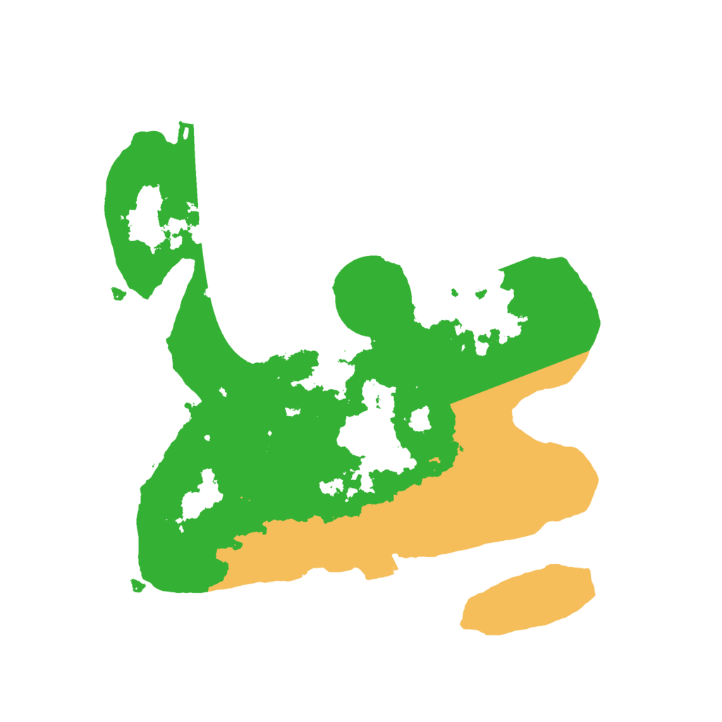Biome Rust Map: Procedural Map, Size: 2500, Seed: 1983478669