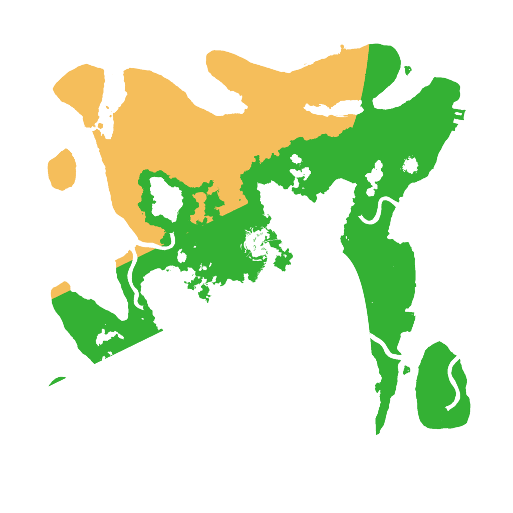 Biome Rust Map: Procedural Map, Size: 3000, Seed: 2053649