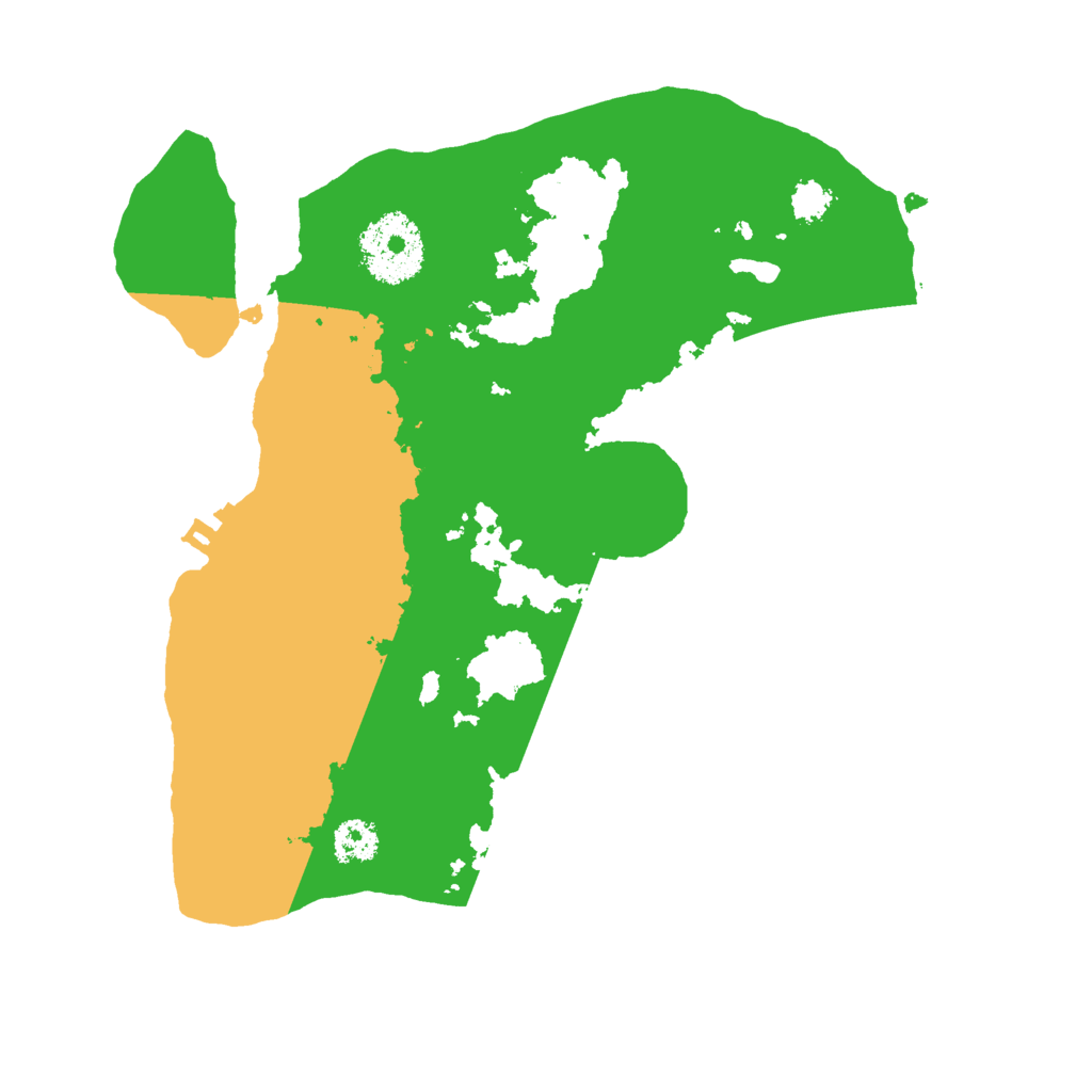 Biome Rust Map: Procedural Map, Size: 2500, Seed: 157957153