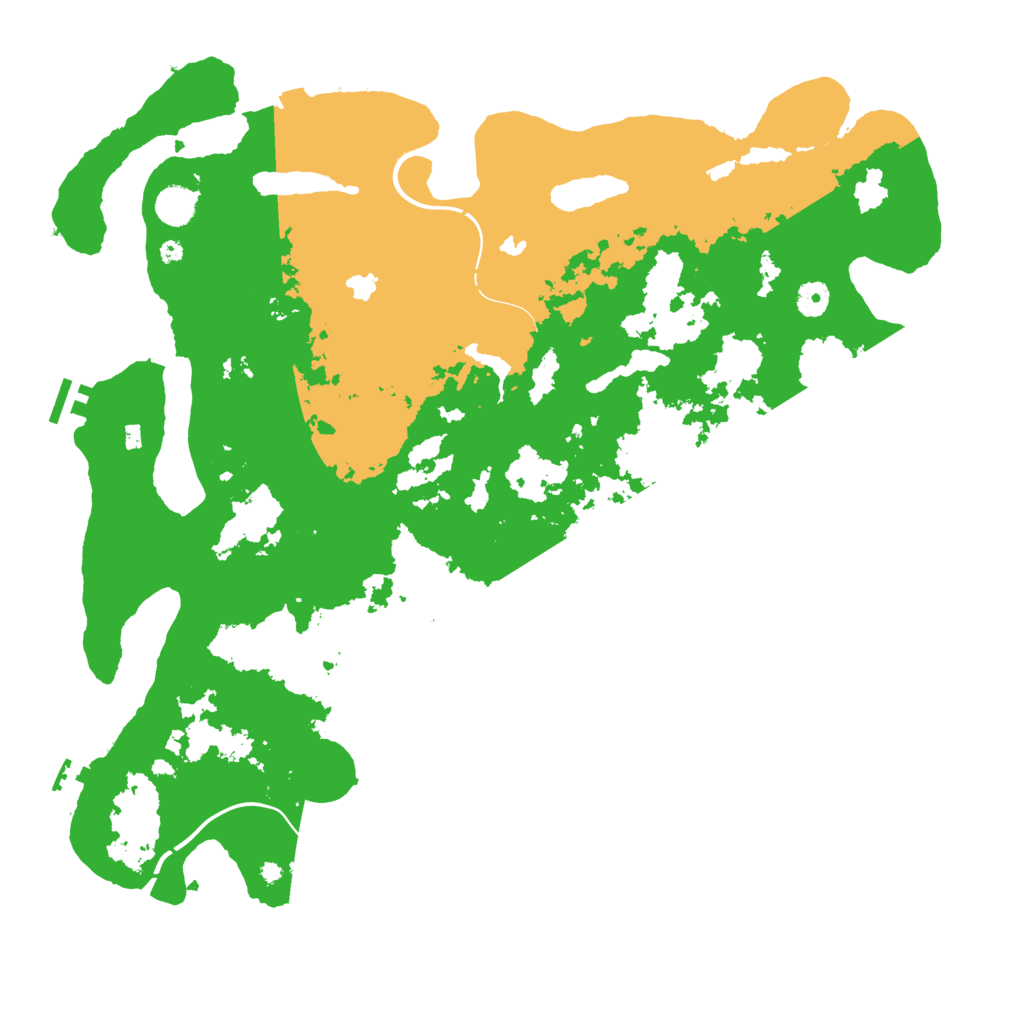 Biome Rust Map: Procedural Map, Size: 4500, Seed: 879244289