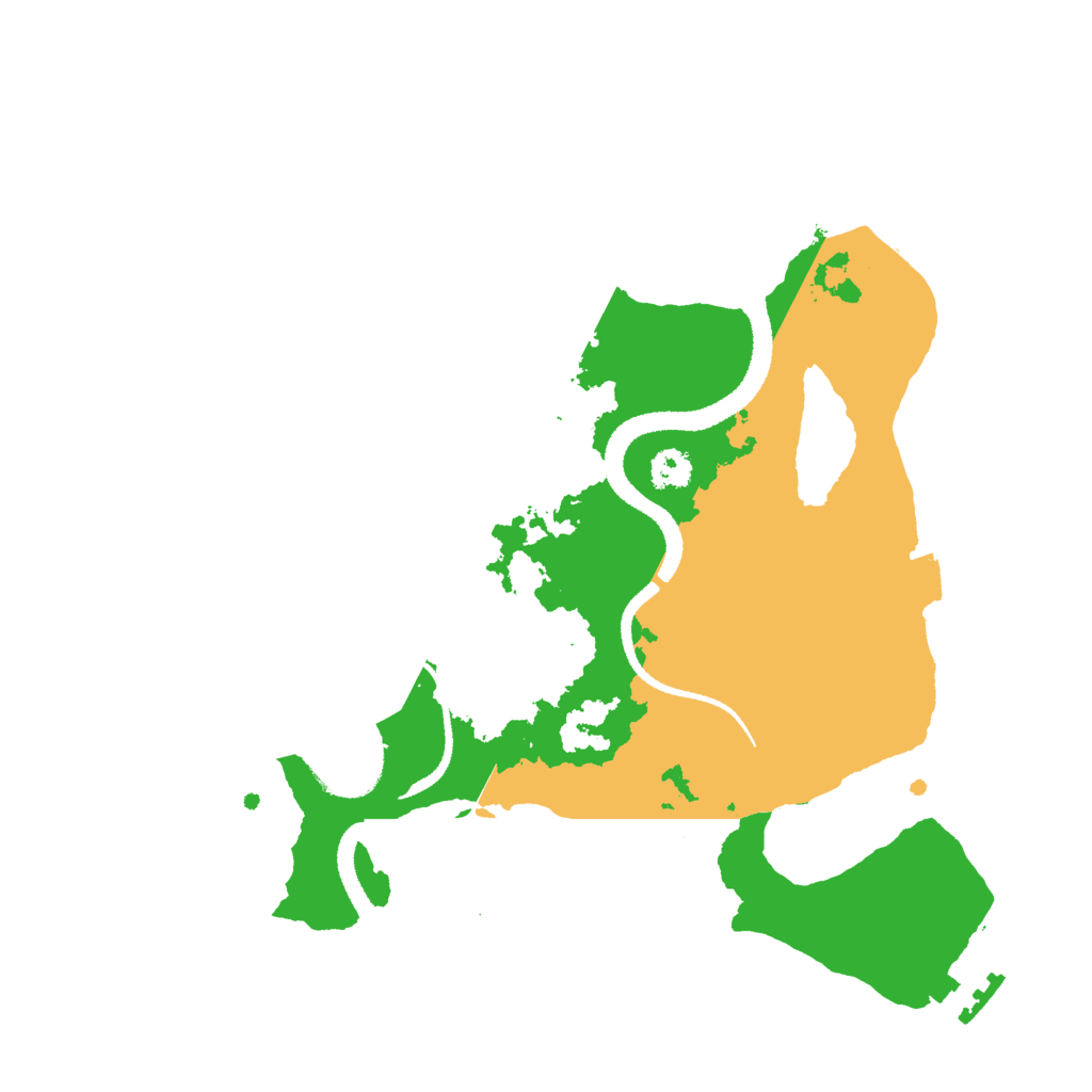 Biome Rust Map: Procedural Map, Size: 2690, Seed: 42