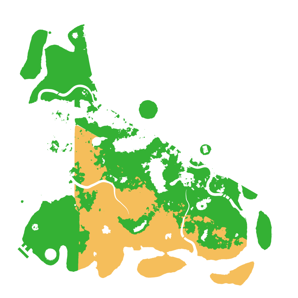 Biome Rust Map: Procedural Map, Size: 4500, Seed: 1464495449