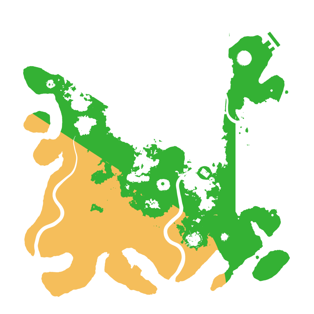 Biome Rust Map: Procedural Map, Size: 3750, Seed: 30396787