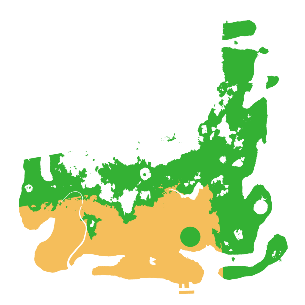 Biome Rust Map: Procedural Map, Size: 4000, Seed: 919381487