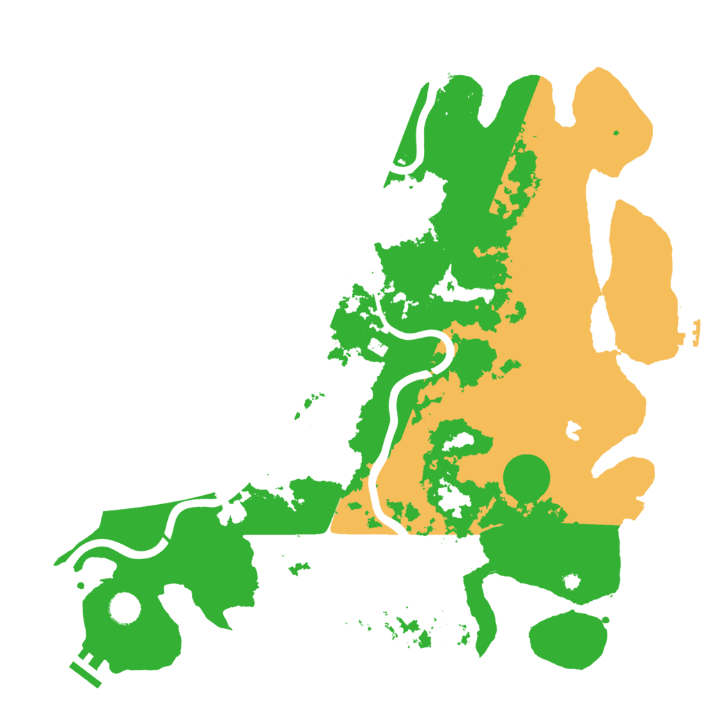 Biome Rust Map: Procedural Map, Size: 4000, Seed: 58642827
