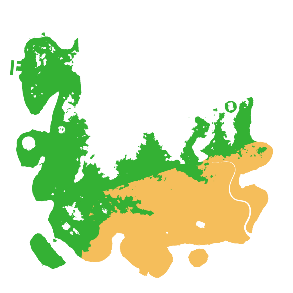 Biome Rust Map: Procedural Map, Size: 4000, Seed: 258389604