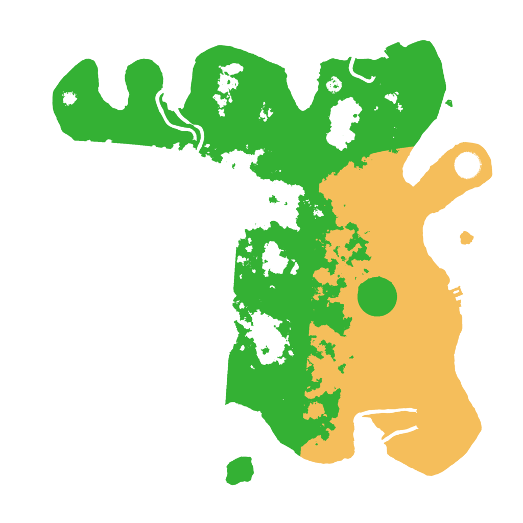 Biome Rust Map: Procedural Map, Size: 3500, Seed: 53316932