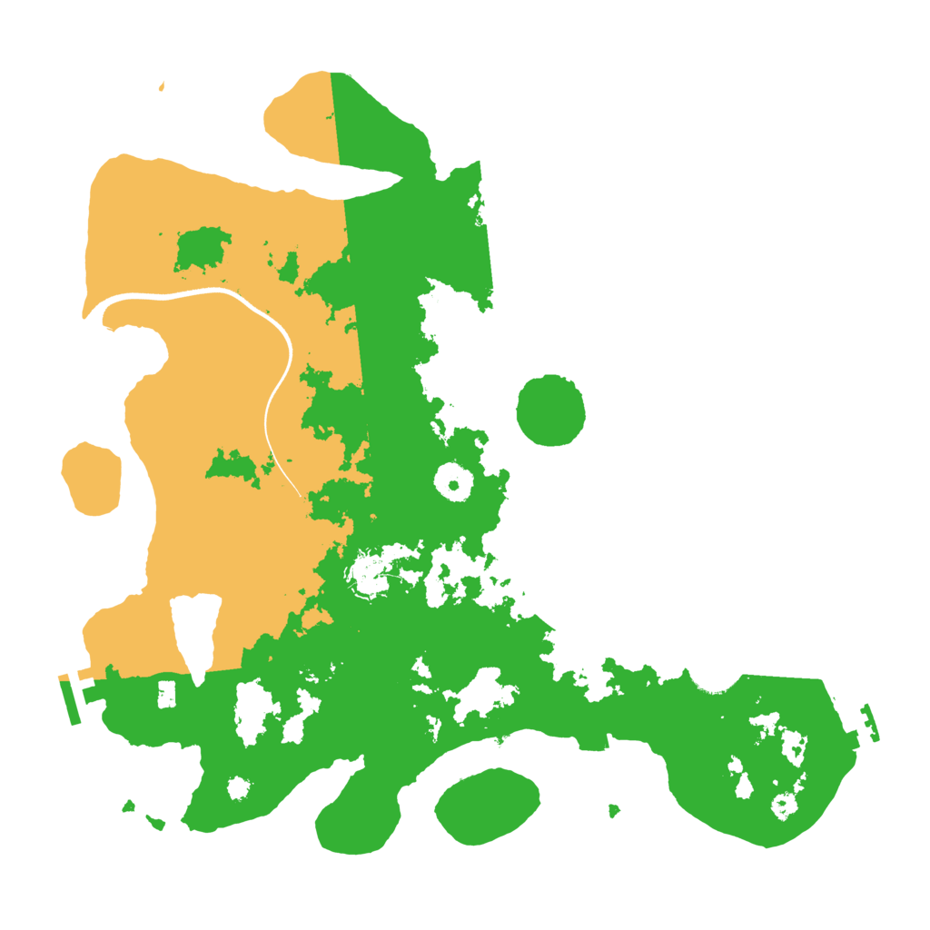 Biome Rust Map: Procedural Map, Size: 3650, Seed: 19911220