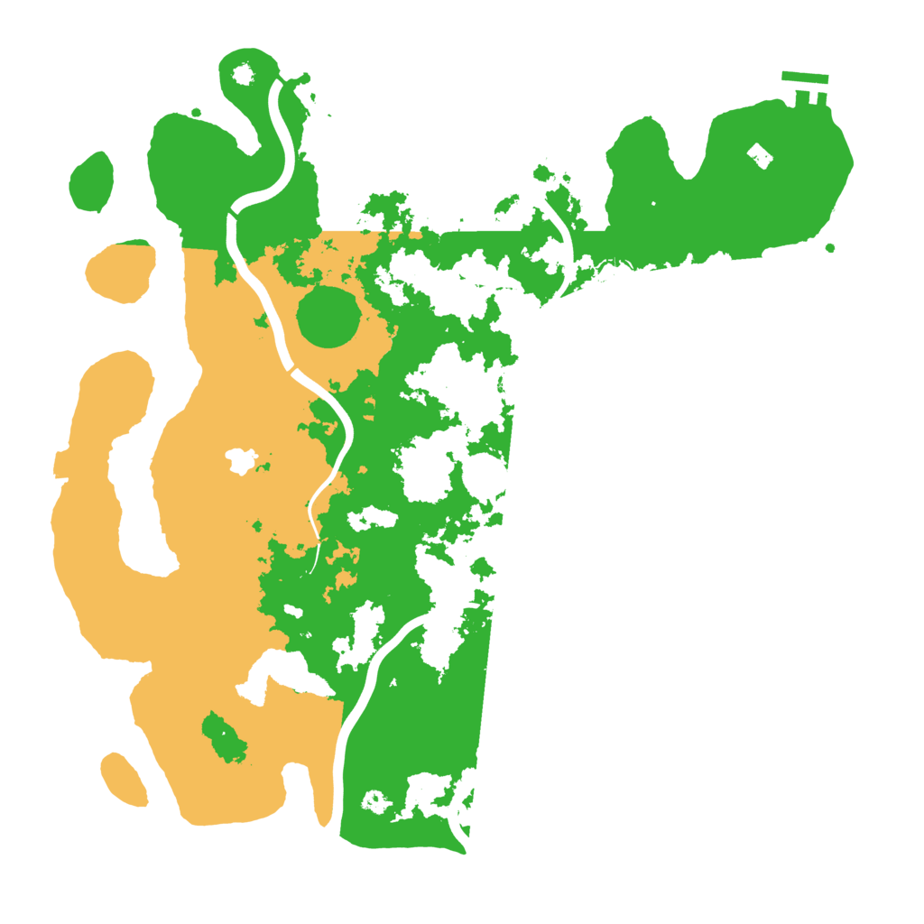 Biome Rust Map: Procedural Map, Size: 4000, Seed: 1100355664
