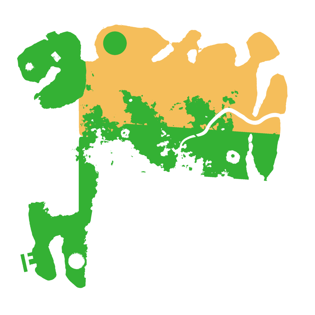 Biome Rust Map: Procedural Map, Size: 3540, Seed: 942562809