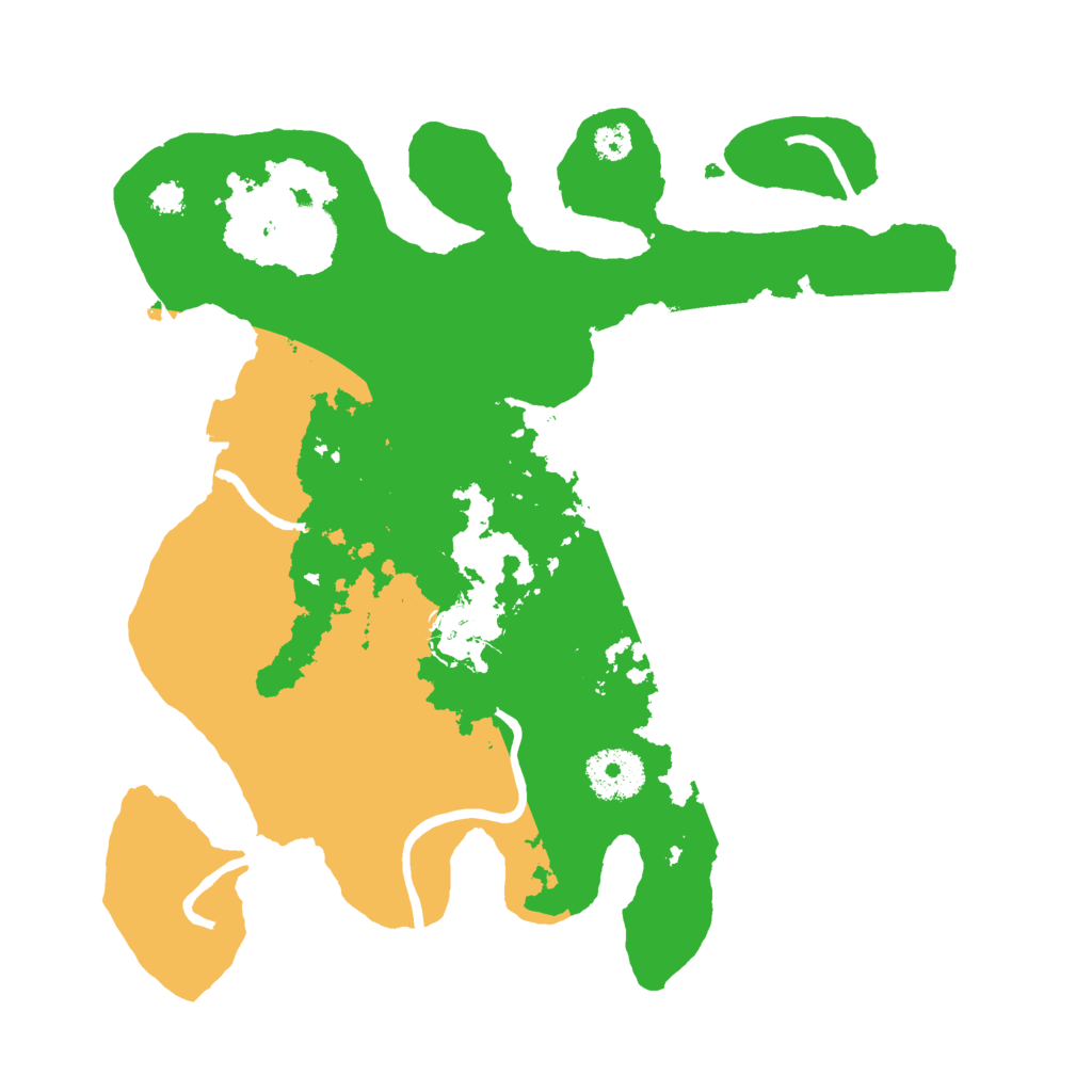 Biome Rust Map: Procedural Map, Size: 3000, Seed: 493755322