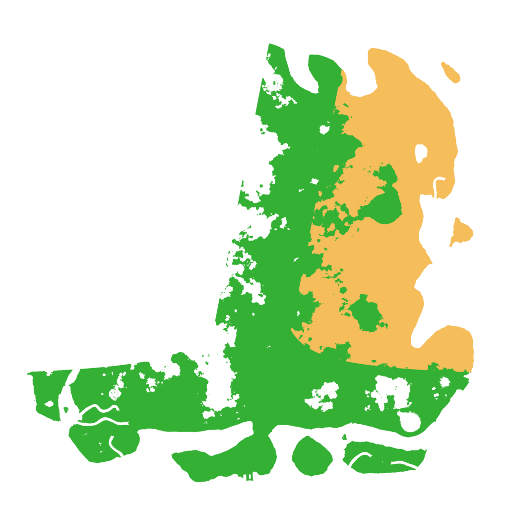 Biome Rust Map: Procedural Map, Size: 4500, Seed: 451568
