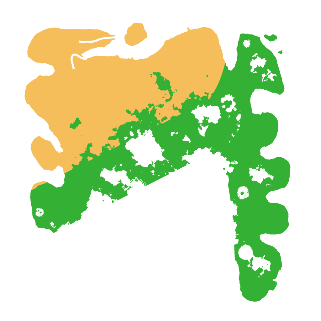 Biome Rust Map: Procedural Map, Size: 3900, Seed: 1000000