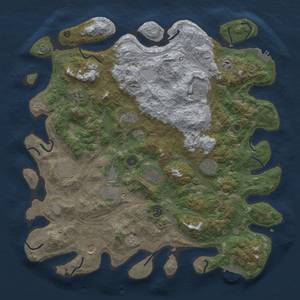 Thumbnail Rust Map: Procedural Map, Size: 4500, Seed: 219634555, 19 Monuments