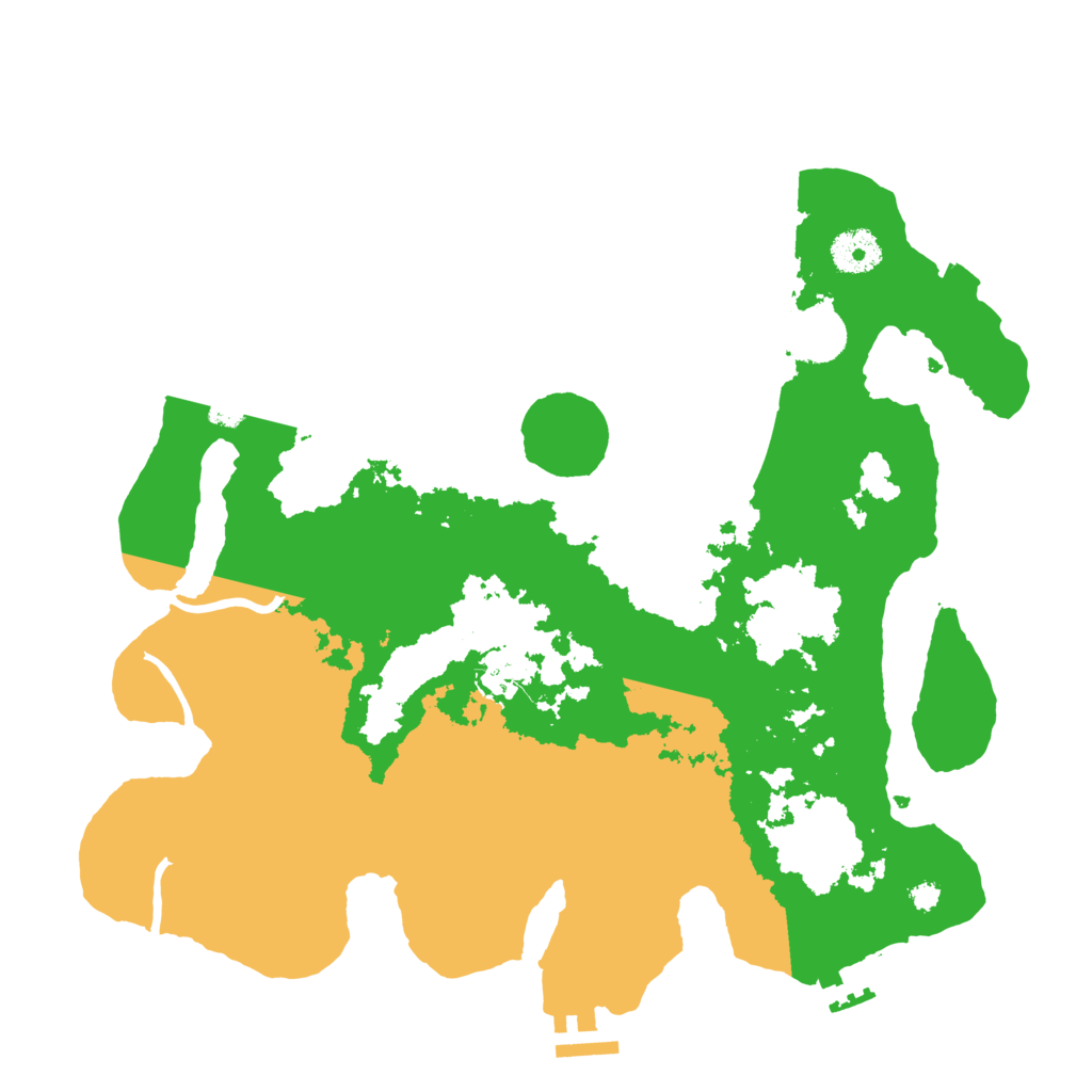 Biome Rust Map: Procedural Map, Size: 3500, Seed: 1588430341