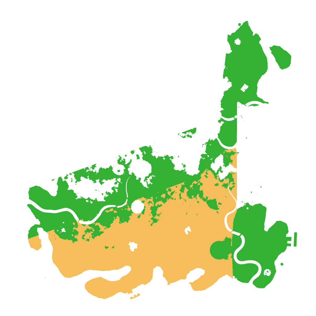Biome Rust Map: Procedural Map, Size: 4500, Seed: 328755640
