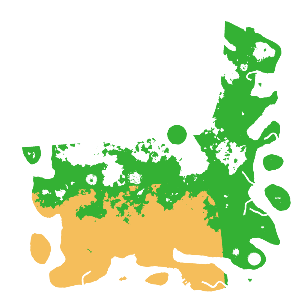 Biome Rust Map: Procedural Map, Size: 4200, Seed: 1292503345