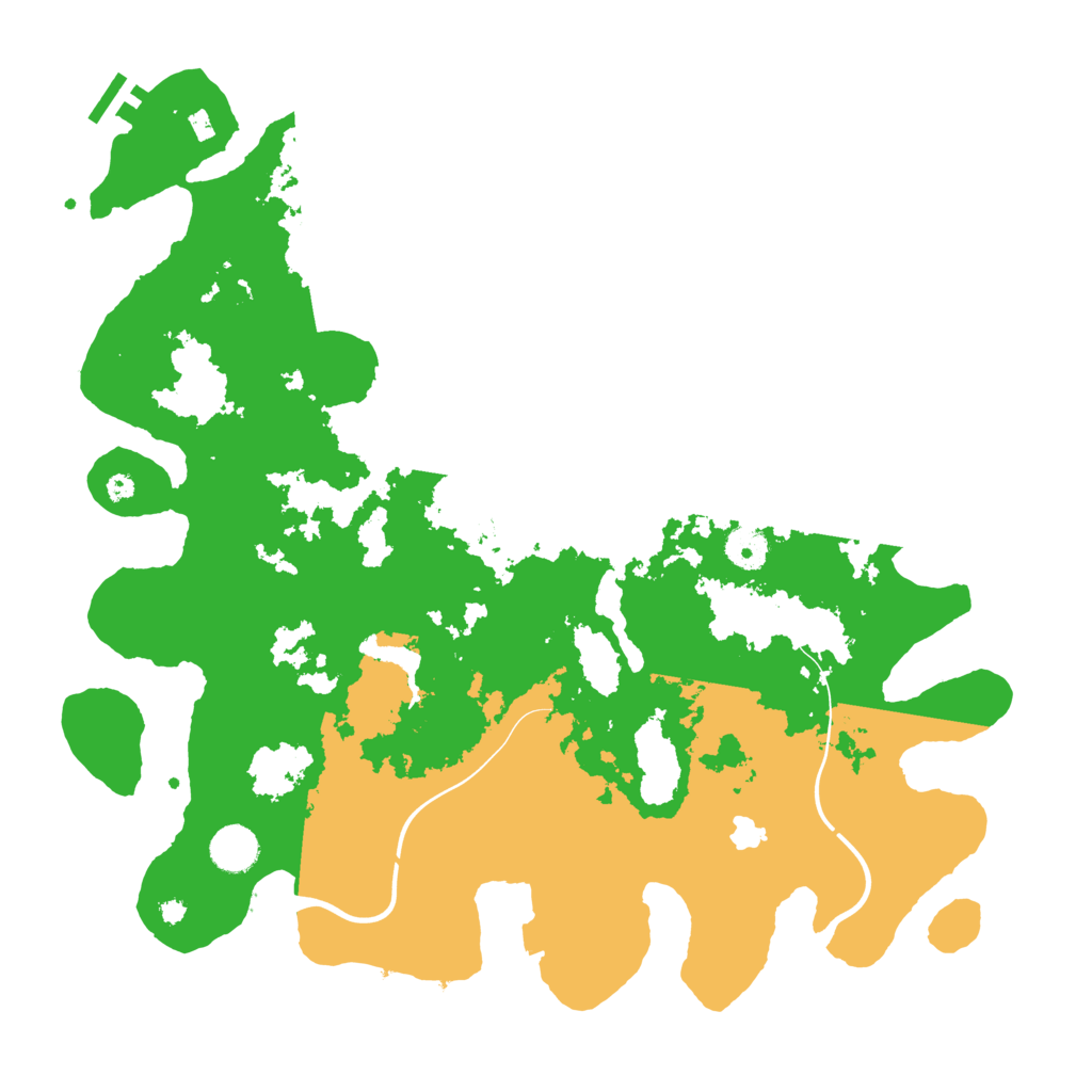 Biome Rust Map: Procedural Map, Size: 4000, Seed: 2091