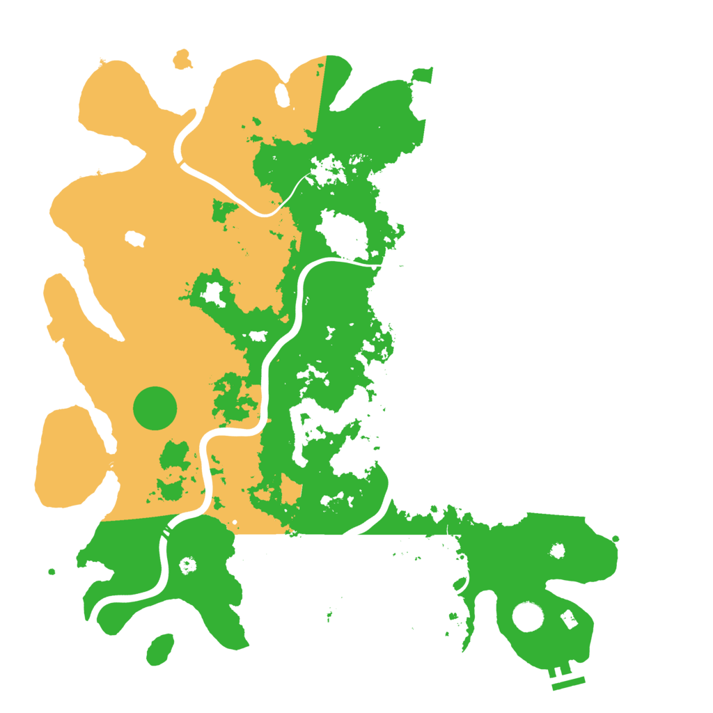 Biome Rust Map: Procedural Map, Size: 4300, Seed: 45387453
