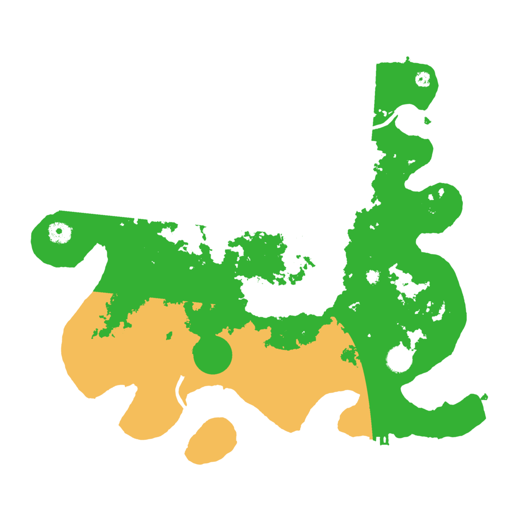 Biome Rust Map: Procedural Map, Size: 3500, Seed: 4235632